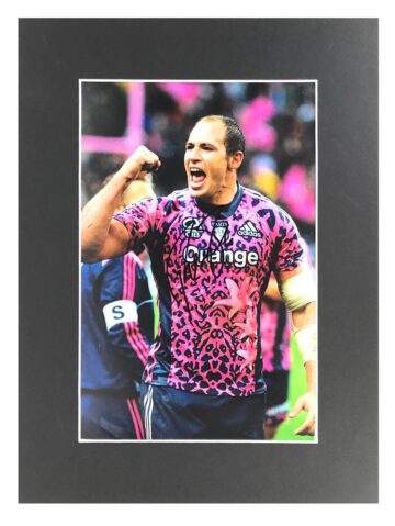 Sergio Parisse Autograph - Signed Italy Rugby Photo Display