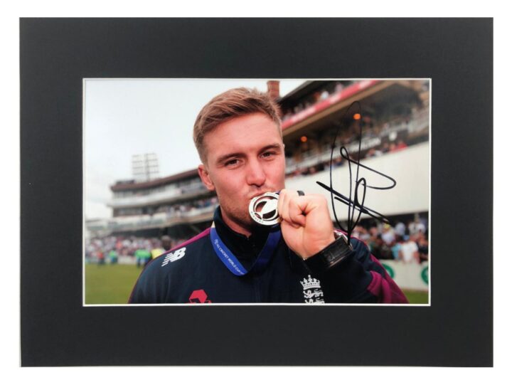 Signed Jason Roy Photo Display - World Cup Winner 2019