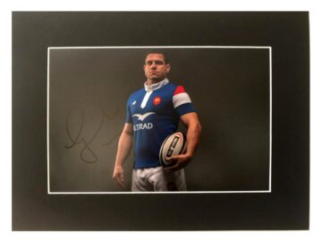 Signed Guilhem Guirado Photo Display - France Rugby Captain