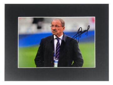 Signed Jacques Brunel Photo Display - France Rugby Coach