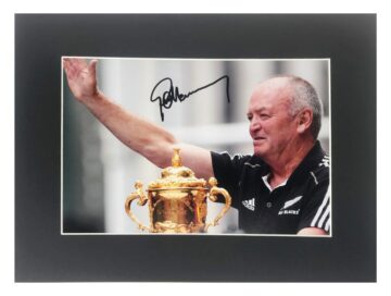 Graham Henry Signed Photo Display - Rugby World Cup 2011
