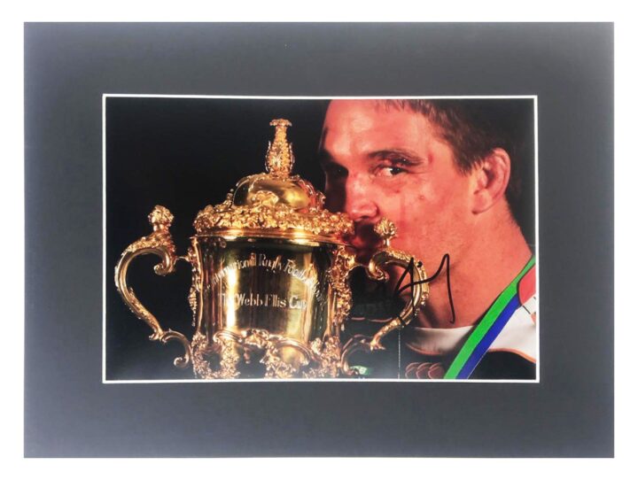 John Smit Signed Photo Display - RWC 2007 Winners