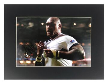 Signed Nemani Nadolo Photo Display - Fiji Rugby Icon