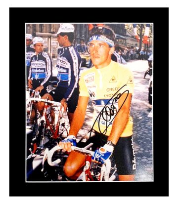 Signed Pedro delgado Photo Display - Tour de France