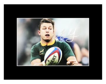 Handre Pollard Autograph - Signed Springboks Rugby Photo Display