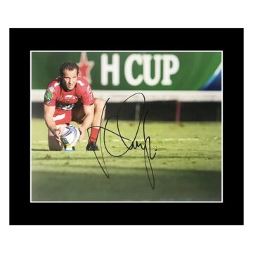 Autographed Freddie Michalak Photo Display - Toulon Rugby Icon