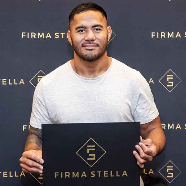 Rugby Legend Manu Tuilagi Partners with Firma Stella