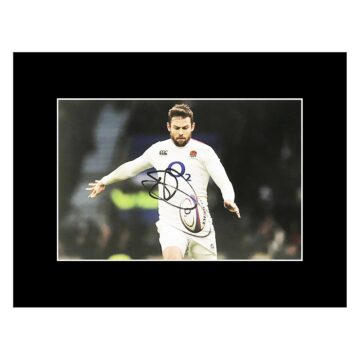 Elliot Daly Signed Photo Display - England Rugby Icon
