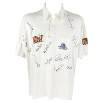 Signed Angus Fraser Shirt - England Cricket Match Worn Jersey