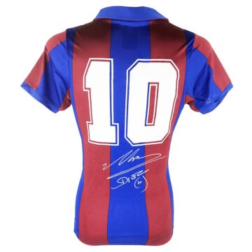 Signed Diego Maradona Jersey - FC Barcelona Icon Autograph