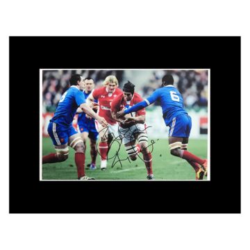 Signed Ryan Jones Photo Display - Wales Rugby Autograph