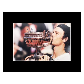 Autographed Carlos Moya Photo Display - Tennis Autograph