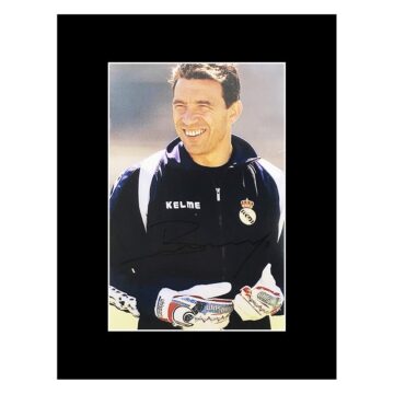 Autographed Francisco Buyo Photo Display - Real Madrid Signature