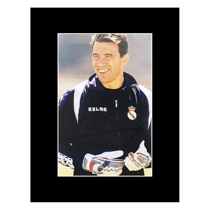 Autographed Francisco Buyo Photo Display - Real Madrid Signature