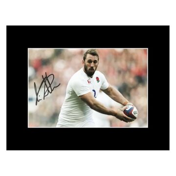 Chris Robshaw Autographed Photo Display - England Rugby Pass