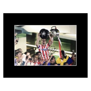 Gabi Fernandez Signed Photo Display - Atletico Madrid Autograph