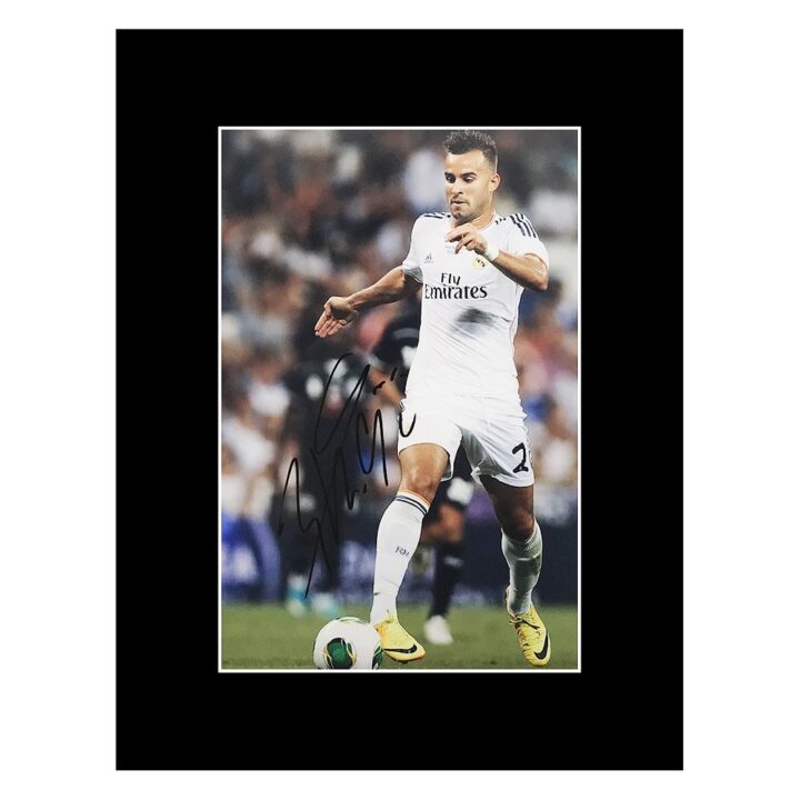 Jese Rodriguez Autographed Photo Display - Real Madrid Signed