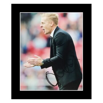 Signed Garry Monk Photo Display - Swansea City Autograph