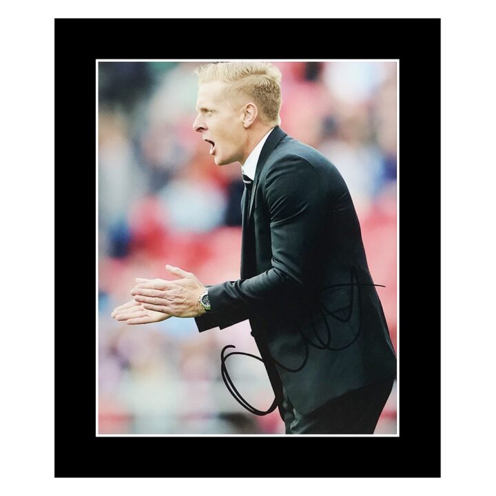 Signed Garry Monk Photo Display - Swansea City Autograph