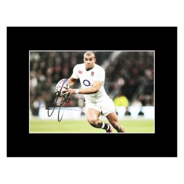 Signed Jonathan Joseph Photo Display - England Rugby Pass