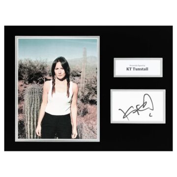 Signed Kt Tunstall Photo Display - Music Autograph