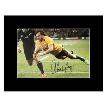Signed Adam Ashley Cooper Photo Display - Wallabies Icon Autograph
