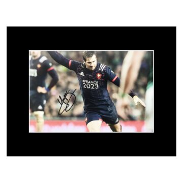 Signed Camille Lopez Photo Display - France Rugby Autograph
