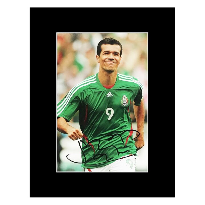 Signed Jared Borgetti Photo Display - Mexico Autograph