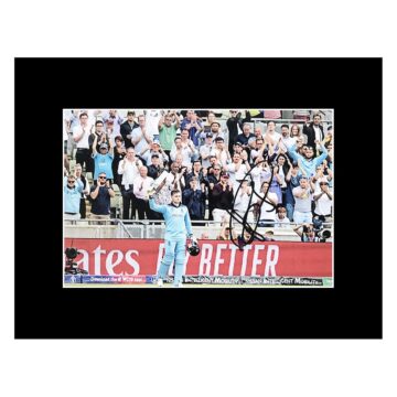 Signed Jason Roy Photo Display - England Cricket Autograph