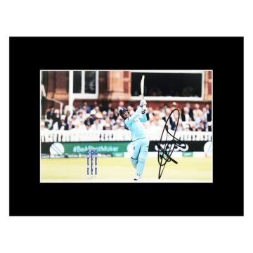 Signed Jason Roy Photo Display - England Cricket Icon