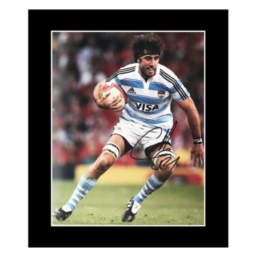 Signed Juan Martin Fernandez Lobbe Photo Display - Argentina Autograph