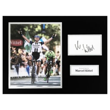 Signed Marcel Kittel Photo Display - Cycling Autograph