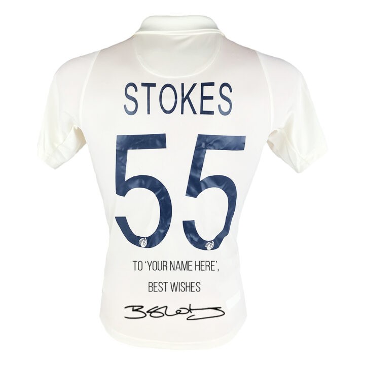 Personalised & Signed cricket jersey
