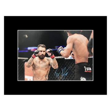 Signed Francisco Rivera Photo Display - MMA Autograph