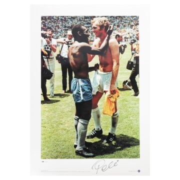 Pele Signed Photo - World Cup 1970 Autograph