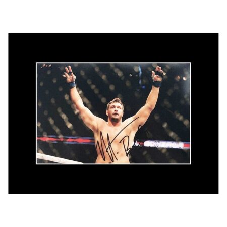 Signed Matt Mitrione Photo Display - MMA Autograph