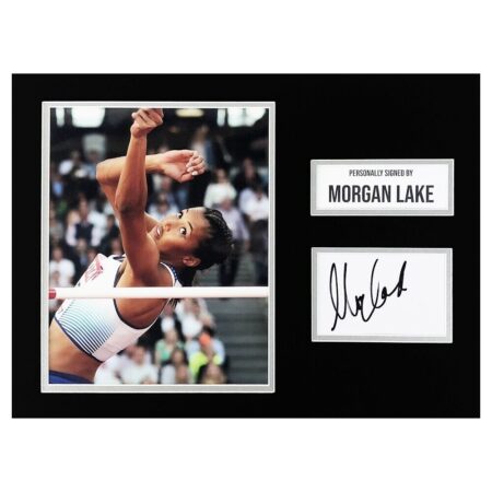 Morgan Lake Signed Photo Display - Olympics Autograph