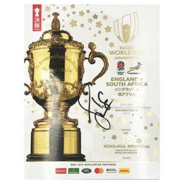 Siya Kolisi Signed - RWC Final Programme 2019