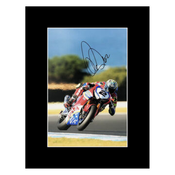 Leon Camier Signed Photo Display - MotoGP Autograph