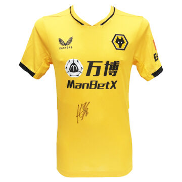 Signed David Wang Shirt - Autographed Wolves 2022