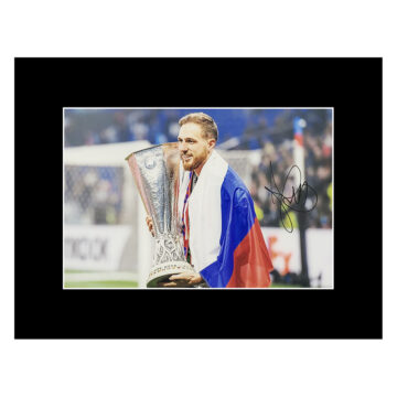 Signed Jan Oblak Photo Display - Europa League Winner 2018