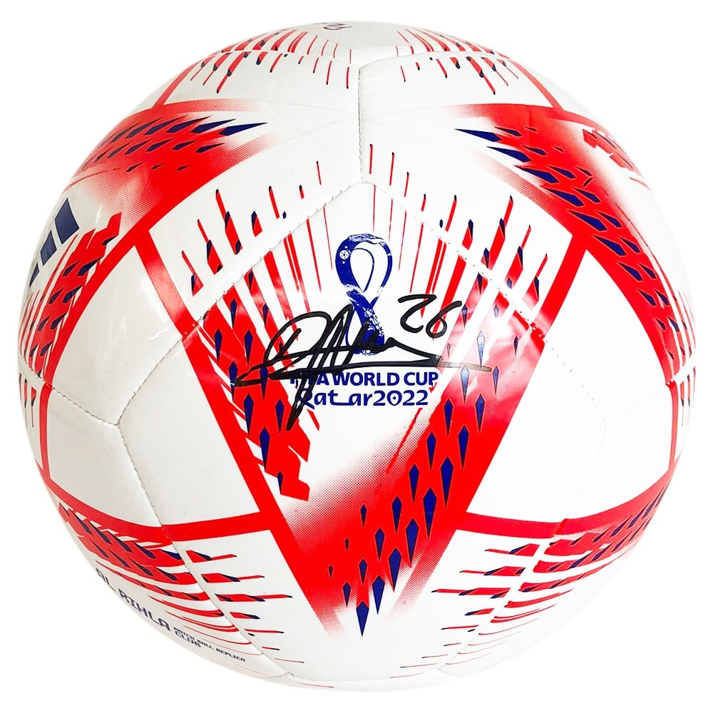 Signed Dennis Praet Football - World Cup 2022 Belgium