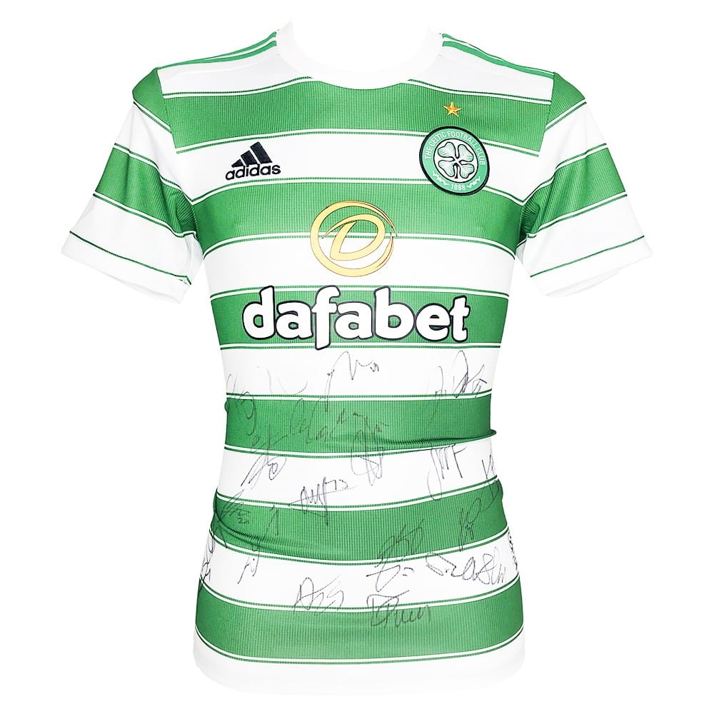 Signed Celtic Shirt - Scottish Premiership Winners 2022 Jersey