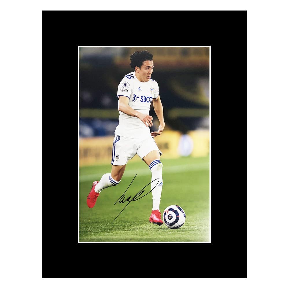 Signed Ian Poveda Display - 16x12 Leeds United Icon