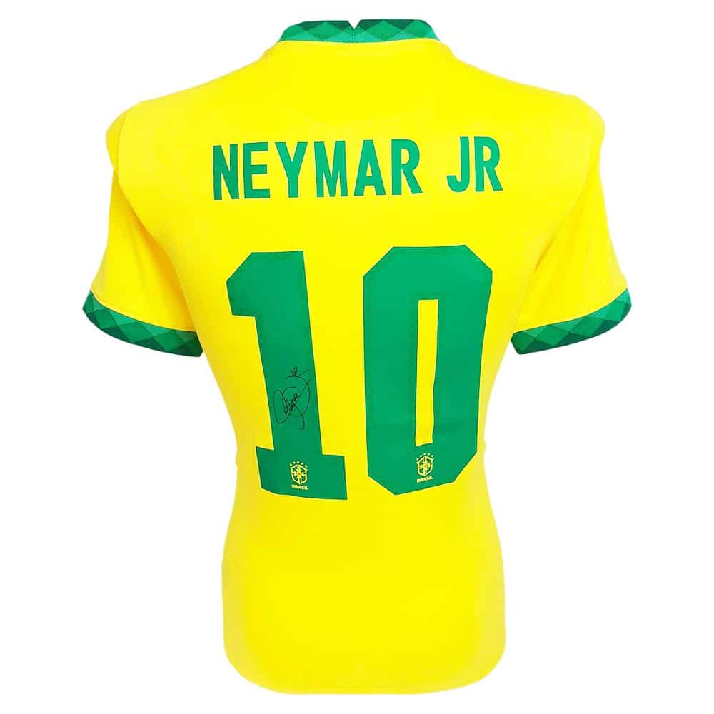 Signed Neymar Jr Shirt - Brazil Icon Jersey