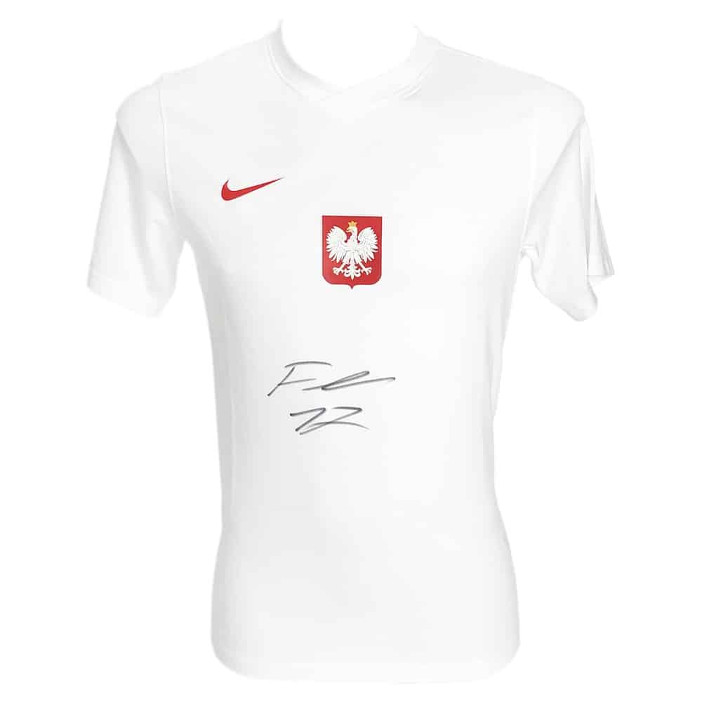 Signed Przemyslaw Frankowski Shirt - Poland World Cup 2022