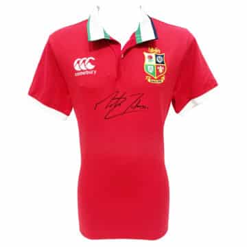 Signed Martin Johnson Shirt - British & Irish Lions Icon Jersey