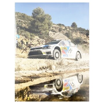 Signed Jari-Matti Latvala Poster Photo - Rally Car Icon Autograph