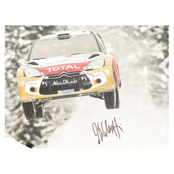 Signed Mikko Hervonen Poster Photo - Rally Car Icon Autograph