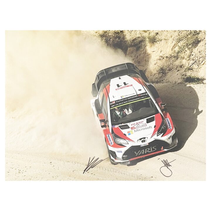 Signed Juho Hanninen Poster Photo - Rally Car Icon Autograph